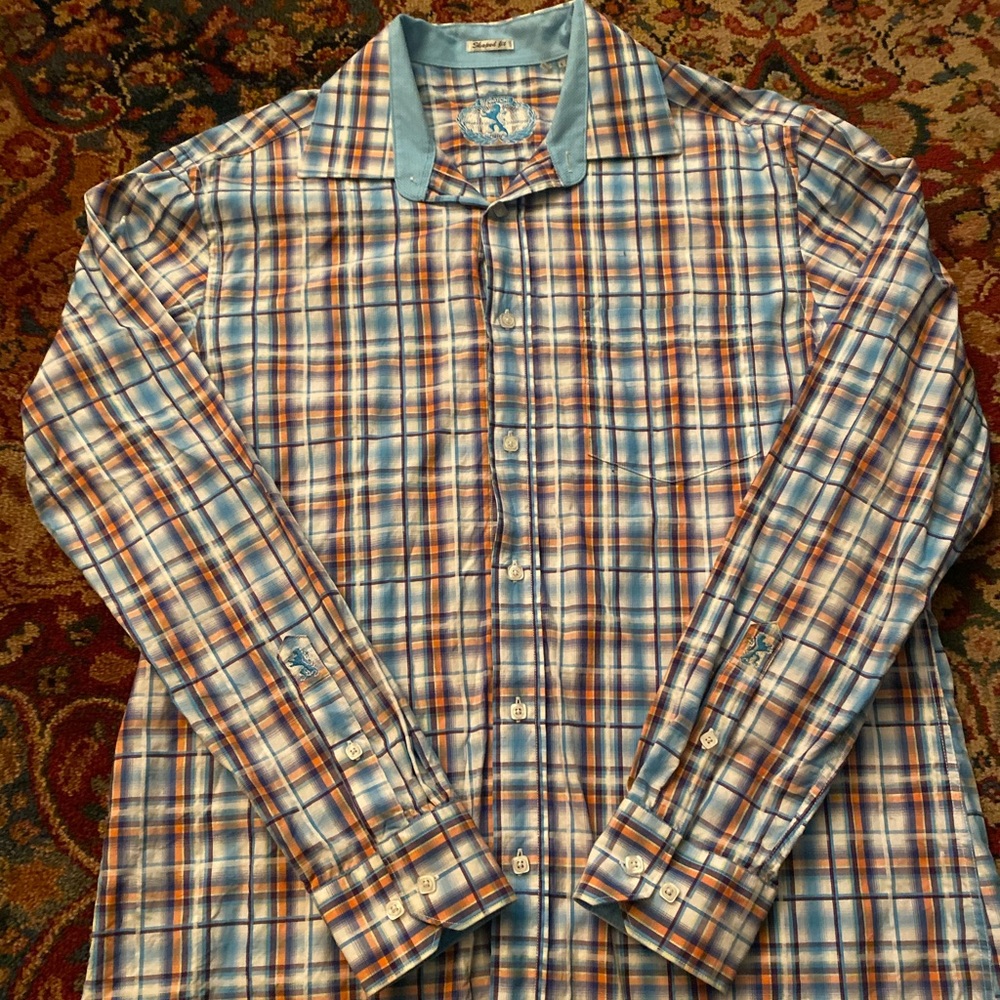 Bugatchi Men’s Shaped Fit button down